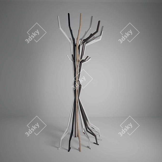 Modern Style Hanger 3D model image 1