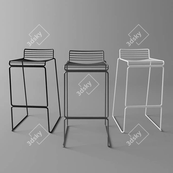 Modern Minimalist Comfort Chair 3D model image 1