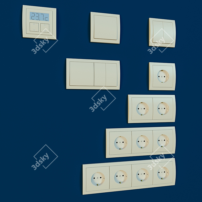 Essential Electrical Accessories 3D model image 1