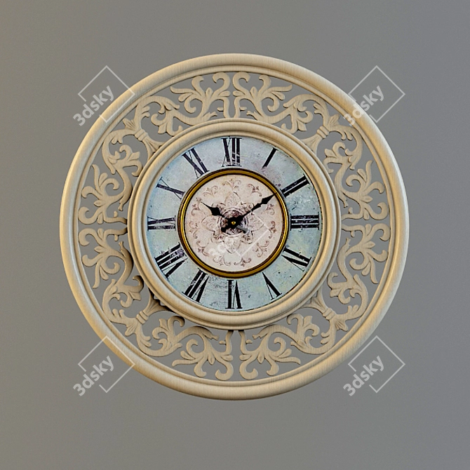 Provence Style Watch 3D model image 1