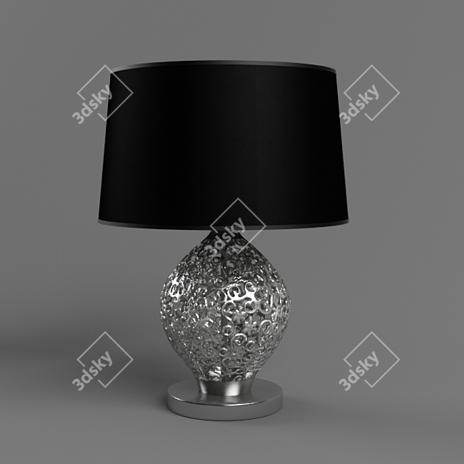 Elegant Romance Pendant Light 3D model image 1