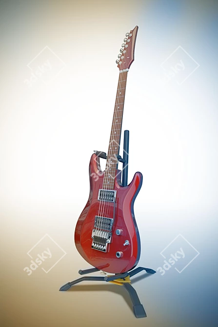 Ibanez Guitar: Unleash Your Musical Talent 3D model image 1