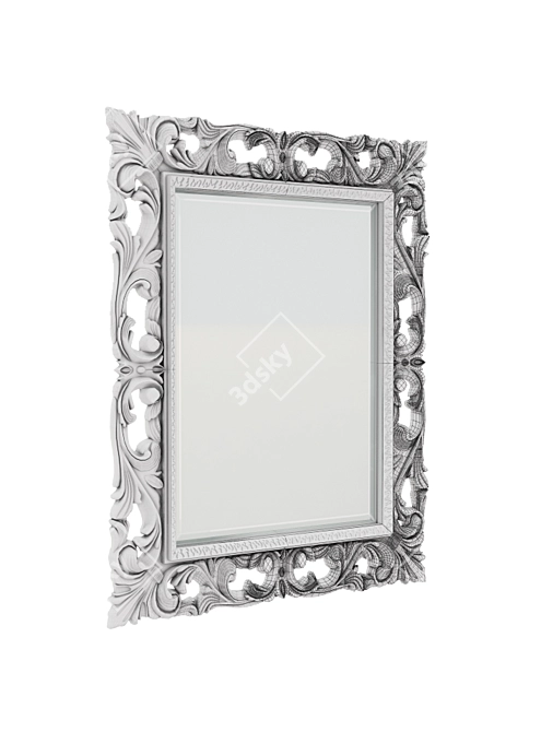 Elegant Reflection: Eurolegno Mirror 3D model image 1