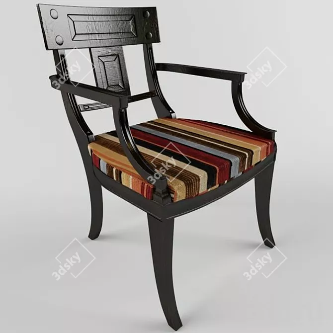 Vintage Armchair 3D model image 1