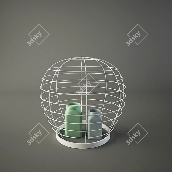 Elegant Home Storage Solution 3D model image 1