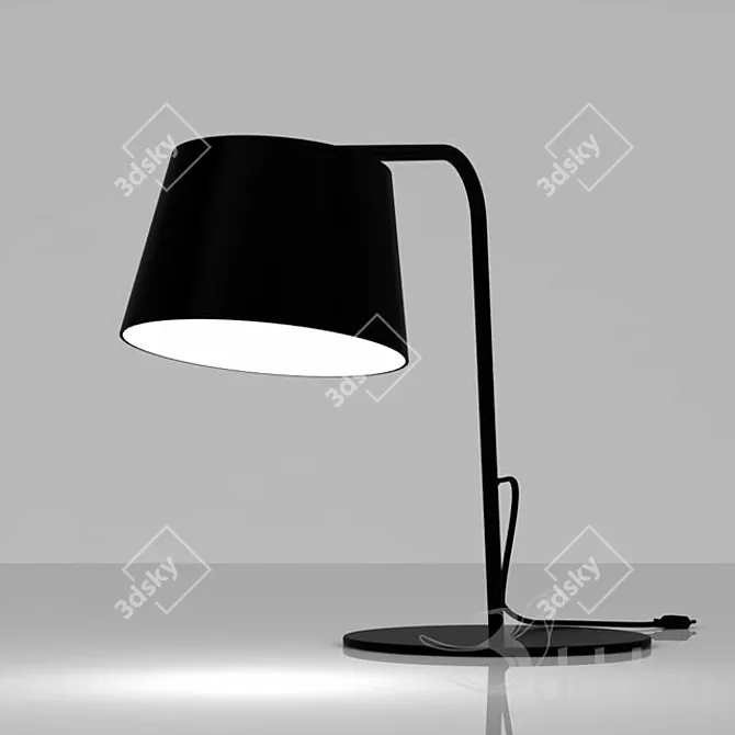 Fambuena Excentrica Studio: Striking Table Lamp 3D model image 1