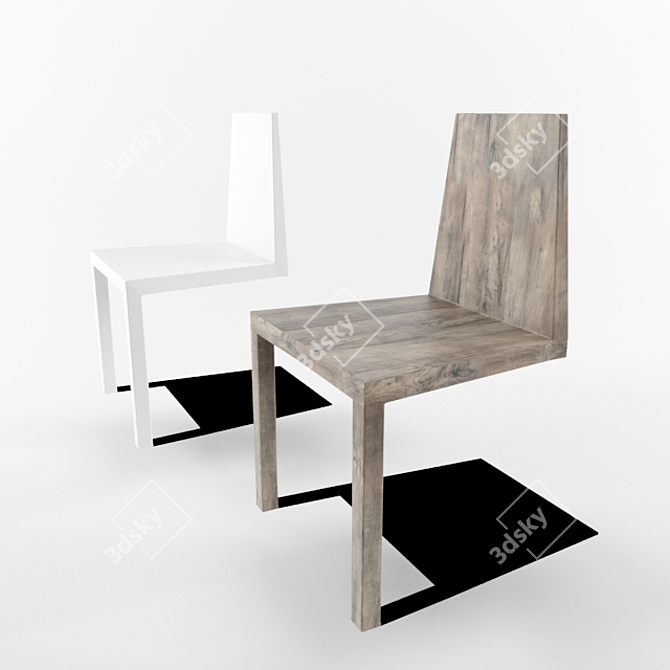 Shaded Chair 3D model image 1
