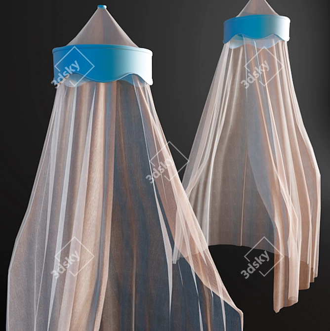 Elegant Canopy - Perfect for Sweet Dreams 3D model image 1