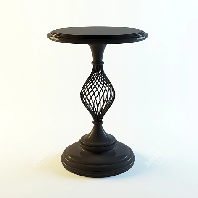 Fortuna Cage Side Table | Stylish and Functional 3D model image 1