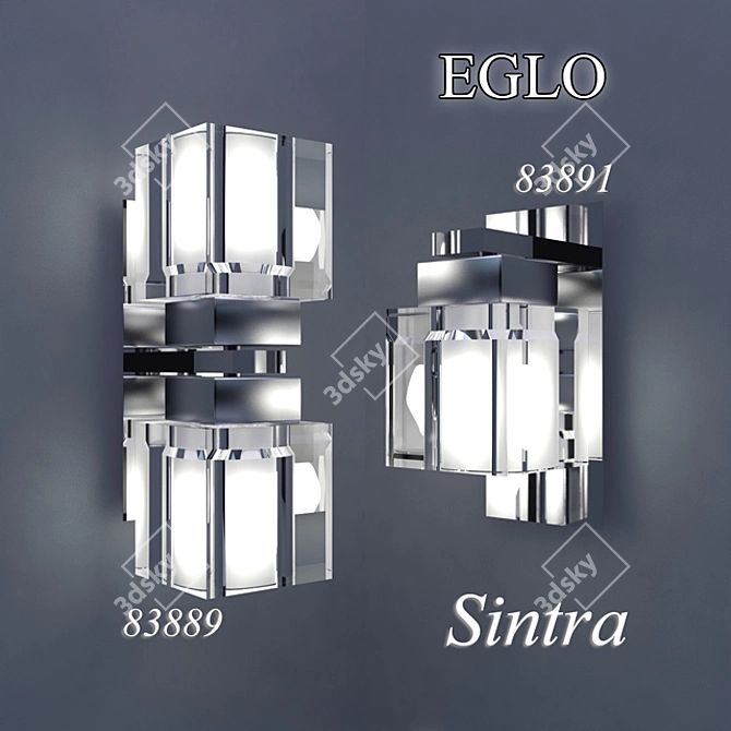 Modern Wall Lamp Eglo Sintra 3D model image 1