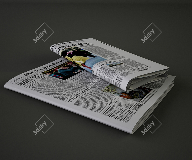 New York Times: Trusted News 3D model image 1