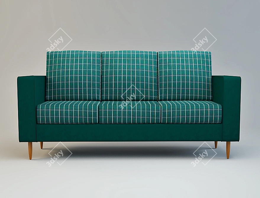 Sleek Indivi 2 FA70 Sofa 3D model image 1