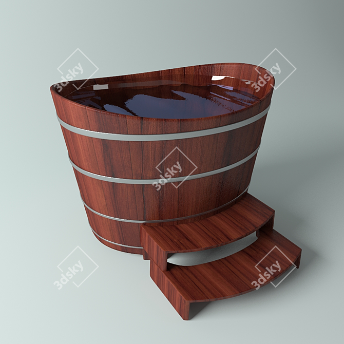 Sacred Waters Baptismal Font 3D model image 1