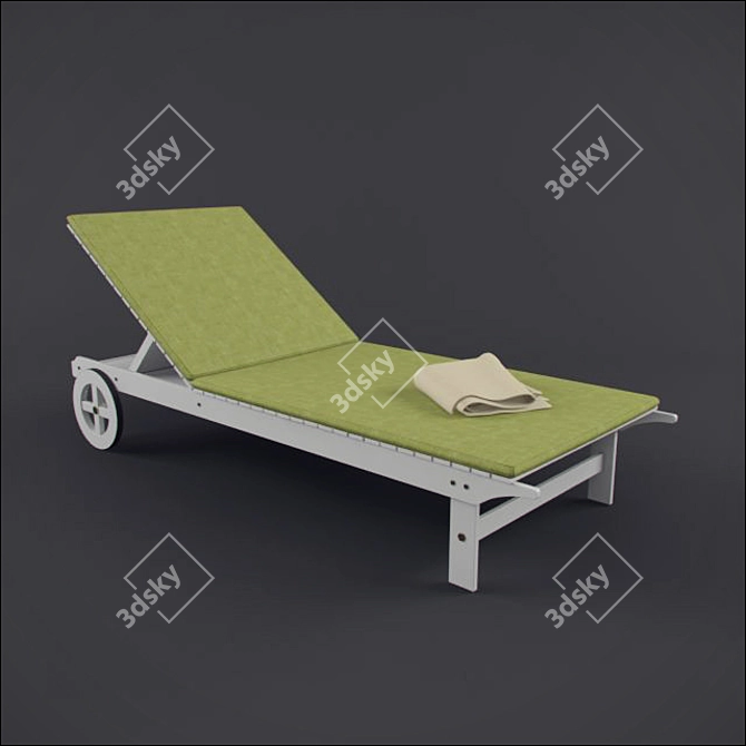 Comfort Lounge Chair 3D model image 1