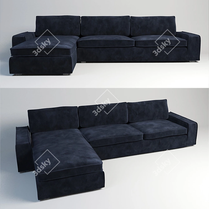 Modern Comfort Sofa 3D model image 1