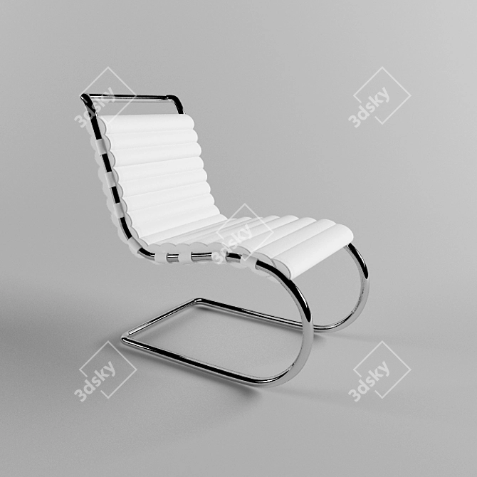 Elegant Art 324 Armchair 3D model image 1