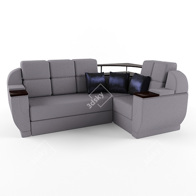 Udin Mercury Corner Sofa 3D model image 1