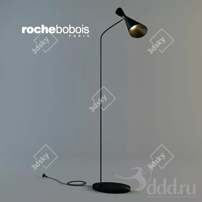 Roche Bobois Retro 50's Floor Lamp 3D model image 1