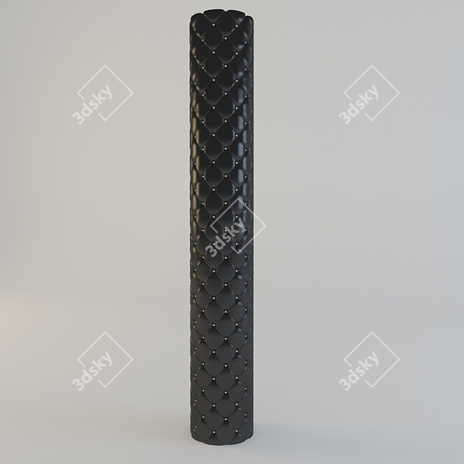 Leather Pillar Cover 3D model image 1