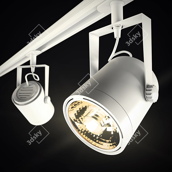 SLV Euro Spot ES111 - Aluminum Euro Spot Light 3D model image 1