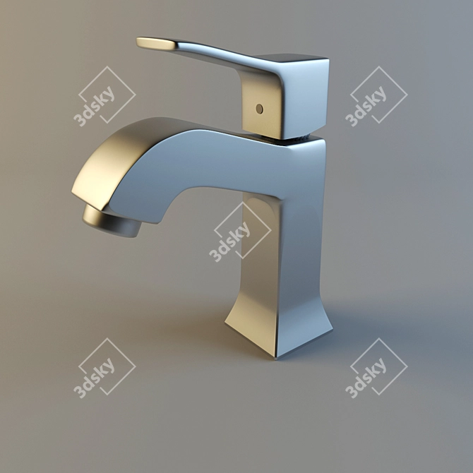 Hansgrohe Metris Classic Basin Mixer 3D model image 1