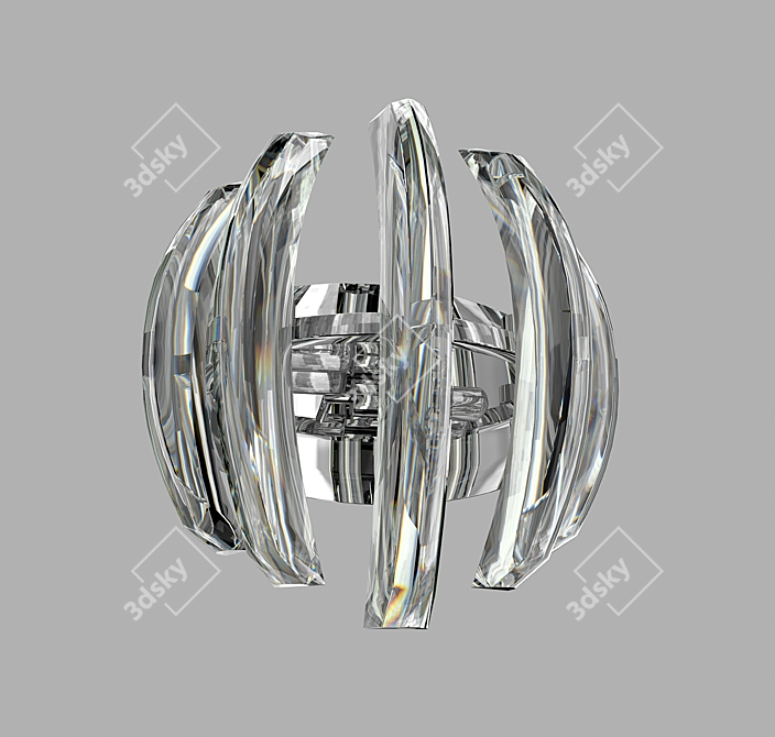 Eglo DRIFTER 89206 Crystal Chrome Pendant 3D model image 1