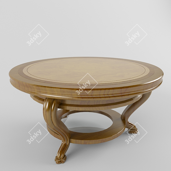 Modern Chinese Coffee Table 3D model image 1