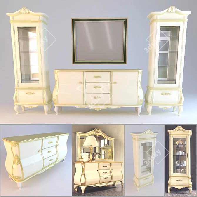 Multi-Purpose Loft Cabinet 3D model image 1