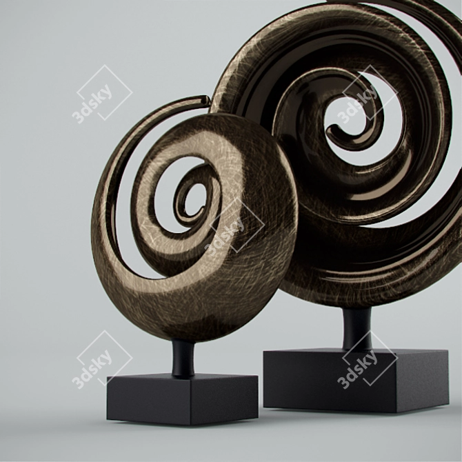 Antolini Catalog Helix Sculpture 3D model image 1