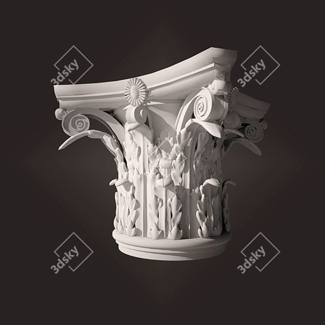 Elegant Cap for a Refined Look 3D model image 1