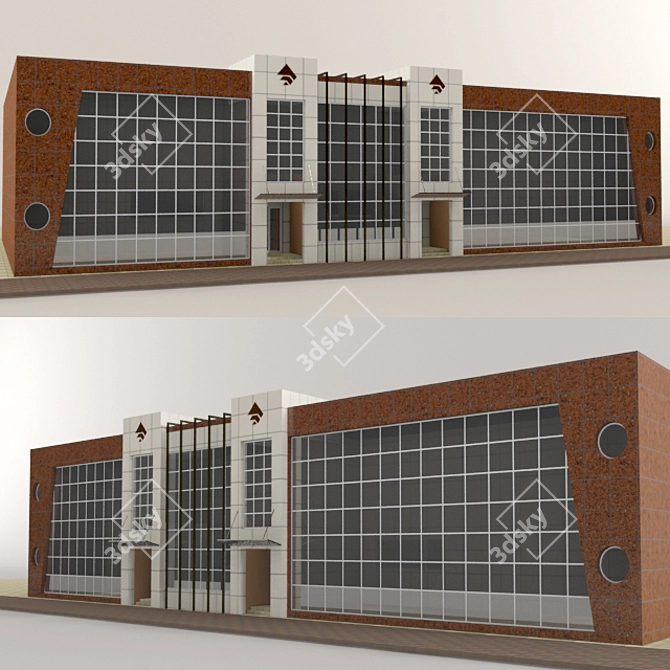 Virtual Office Solution 3D model image 1