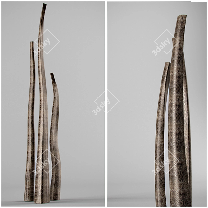 Antolini Snake: Elegant and Versatile Home Decor 3D model image 1