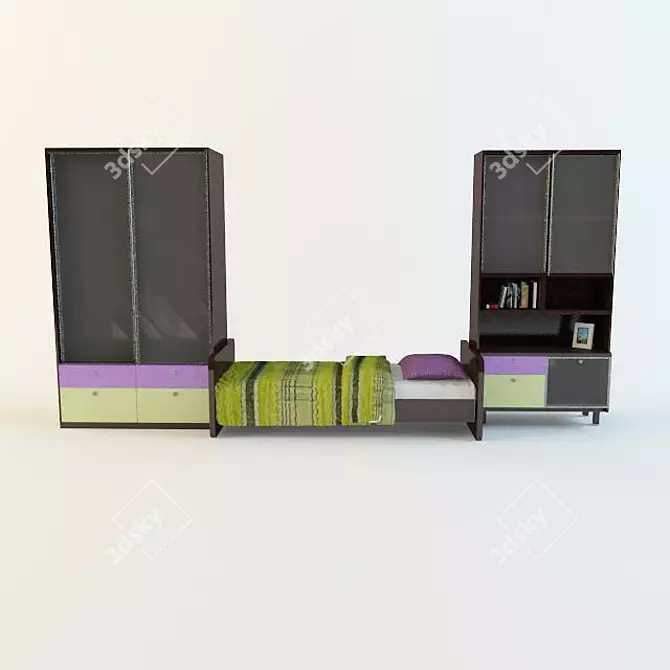  "Snack" Kids Furniture: Delightful and Durable 3D model image 1