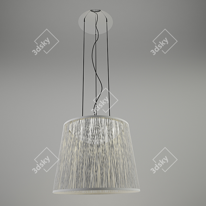 Title: Handcrafted Sketch Lamp 3D model image 1