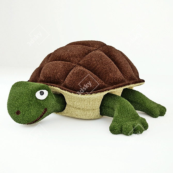 Terrific Turtle Toy 3D model image 1