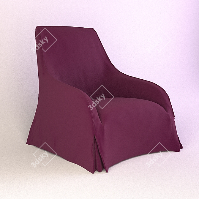 Cozy Comfort Armchair 3D model image 1