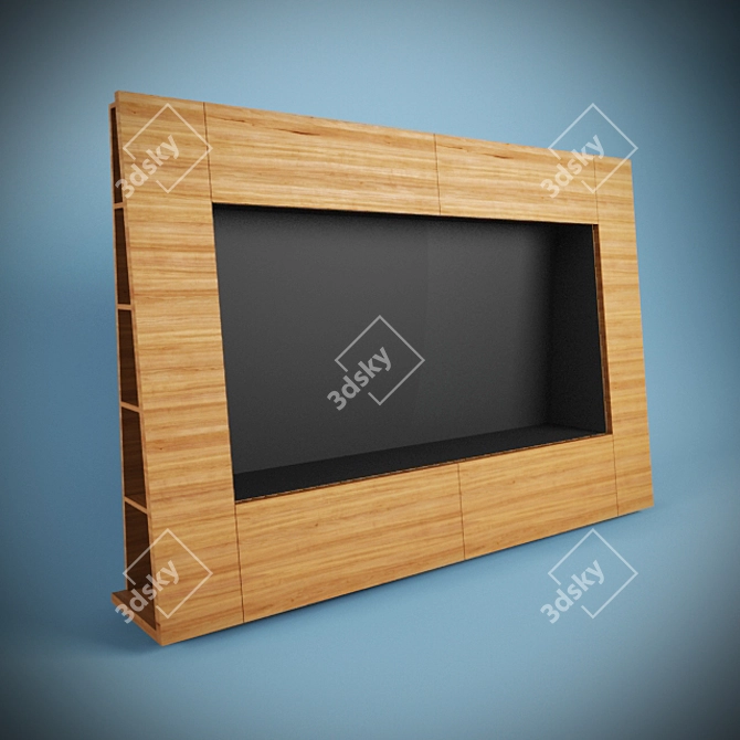 Modern TV Stand - Dana 3D model image 1