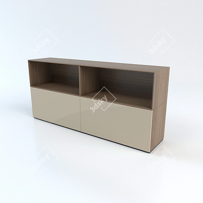 Modern BENE Dresser 3D model image 1