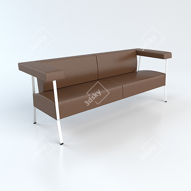 Contemporary Bene Sofa 3D model image 1