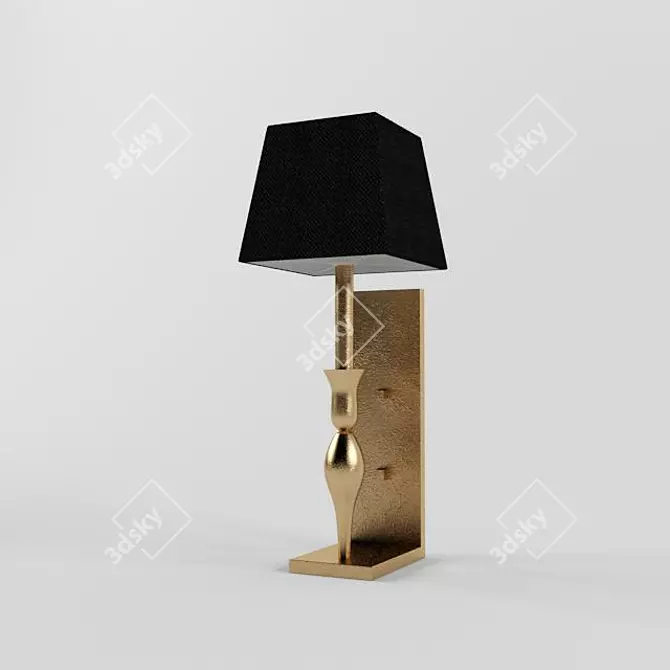 Elegant Italian Masiero Wall Sconce 3D model image 1