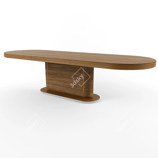 Sophisticated Ceccotti ICS Dining Table 3D model image 1