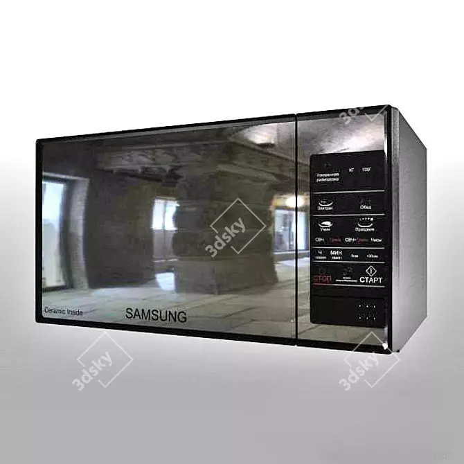 Samsung Microwave Oven 3D model image 1