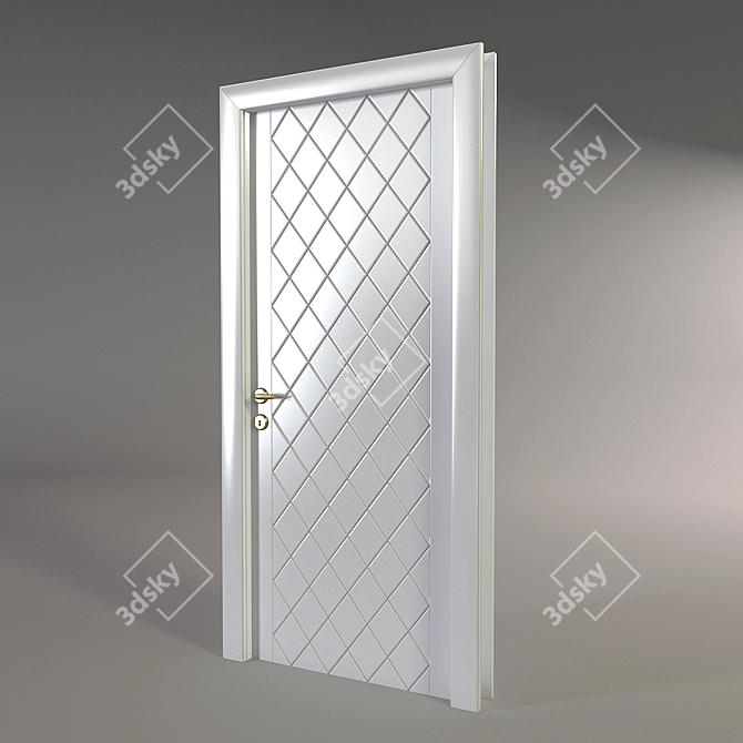 Elegant Interiors: Interior Door 3D model image 1