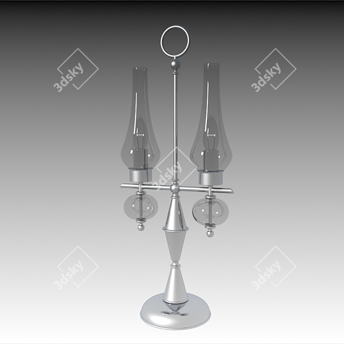 Modern Table Lamp - L26xH62xSp16cm 3D model image 1