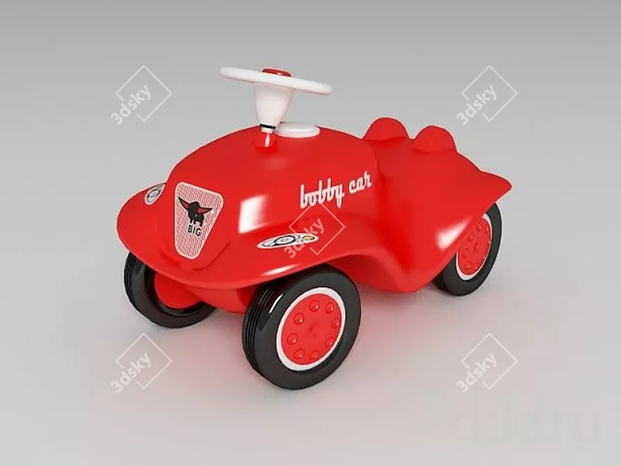 Ride-On Toy Car: Bobbycar 3D model image 1