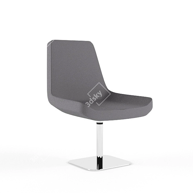 Elegant He 069 Chair (Guggenbichler) 3D model image 1