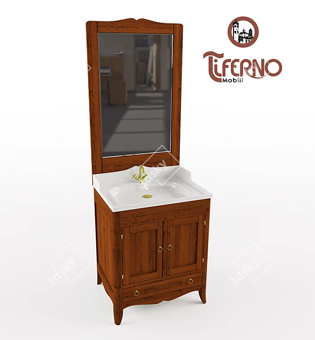 Tiferno Mobili DORA Vanity Set 3D model image 1