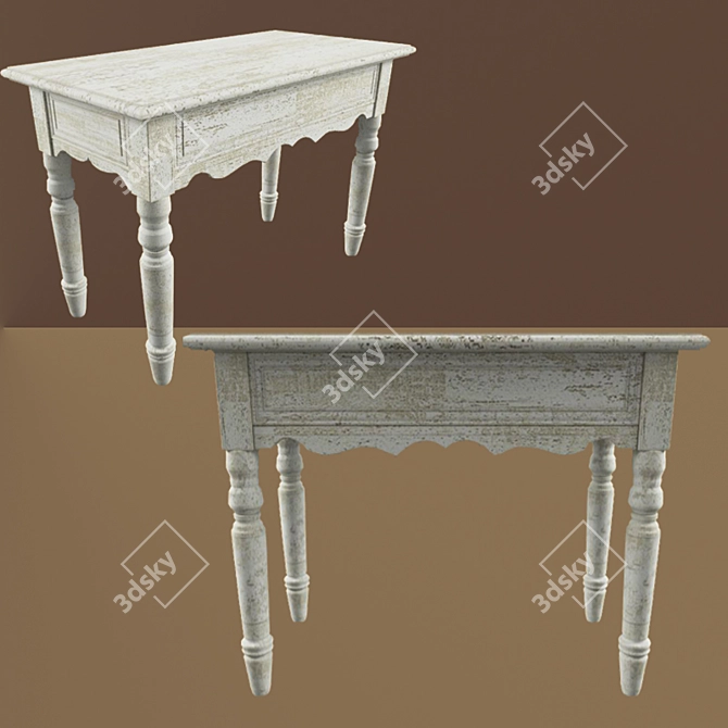 Rustic Le Provence Table 3D model image 1