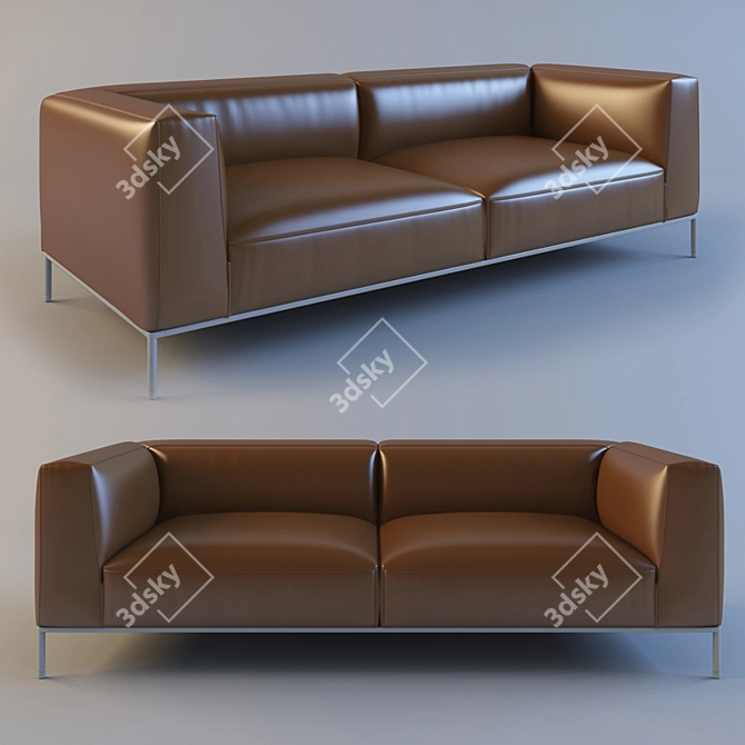 Stylish Frank Sofa 3D model image 1