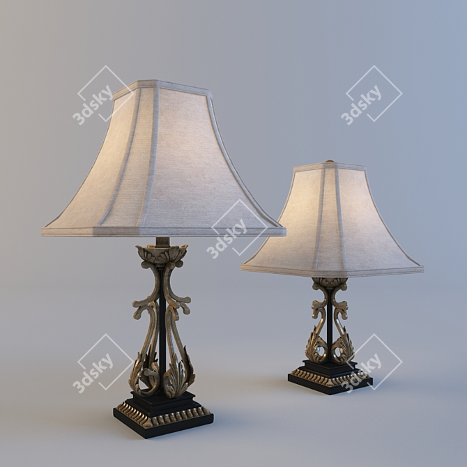 Elegant Classic Lighting 3D model image 1